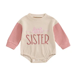 Toddler Baby Boy Girl Clothes Big Sister Brother Sweatshirt Little Sister Brother Romper Sibling Matching Outfits