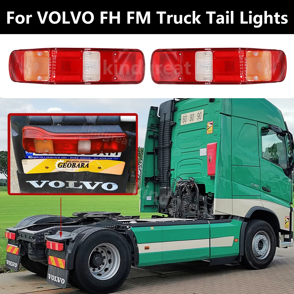 

24V For VOLVO FH FM European Truck Body Parts LH 20565103 RH 20565106 Trailer Truck Tail Lamp Rear Light 21063895 21063875