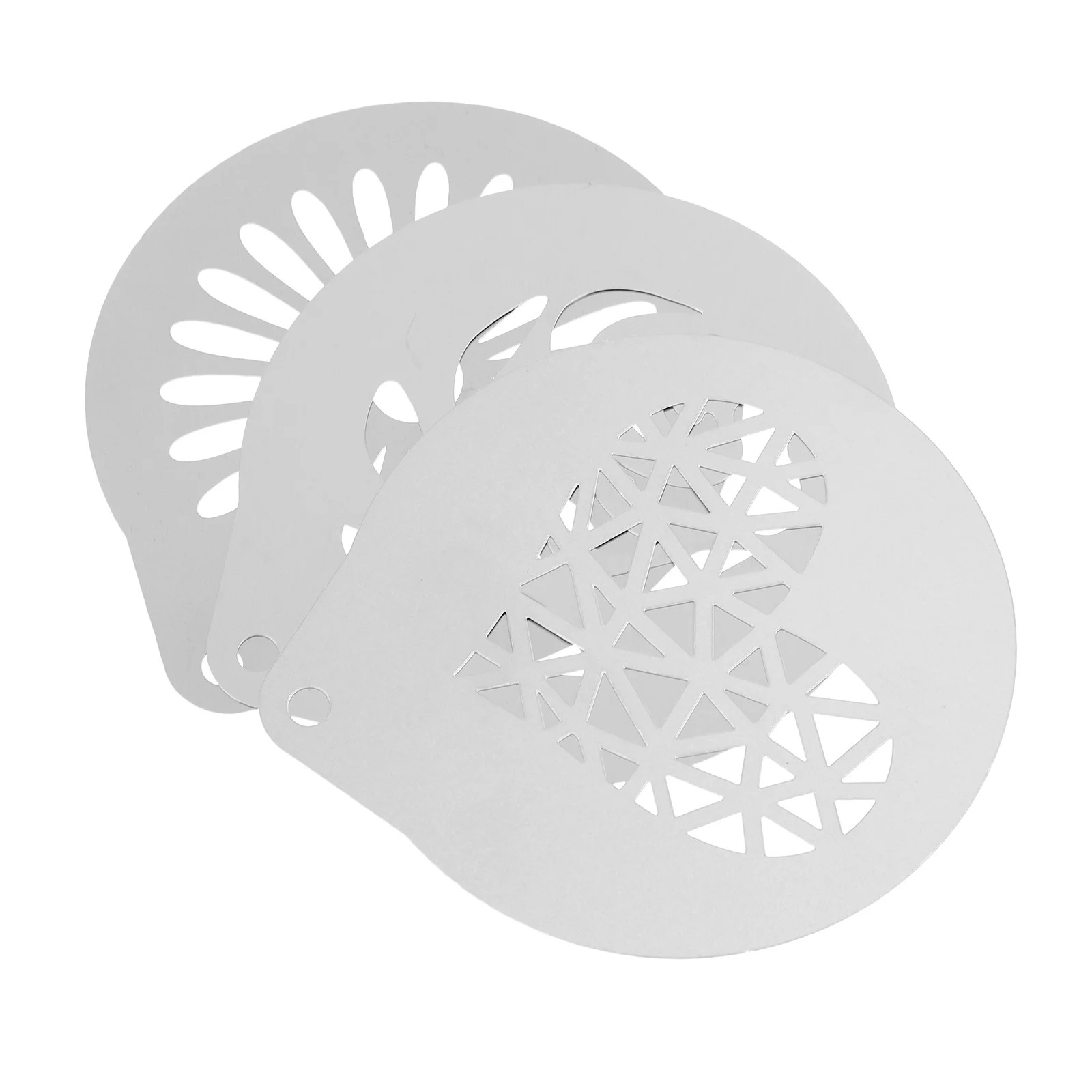 

3Pcs Coffee Decorating Stencils Stainless Steel Coffee Latte Art Tools for Cappuccino Cake Cupcake Chocolate Dusting