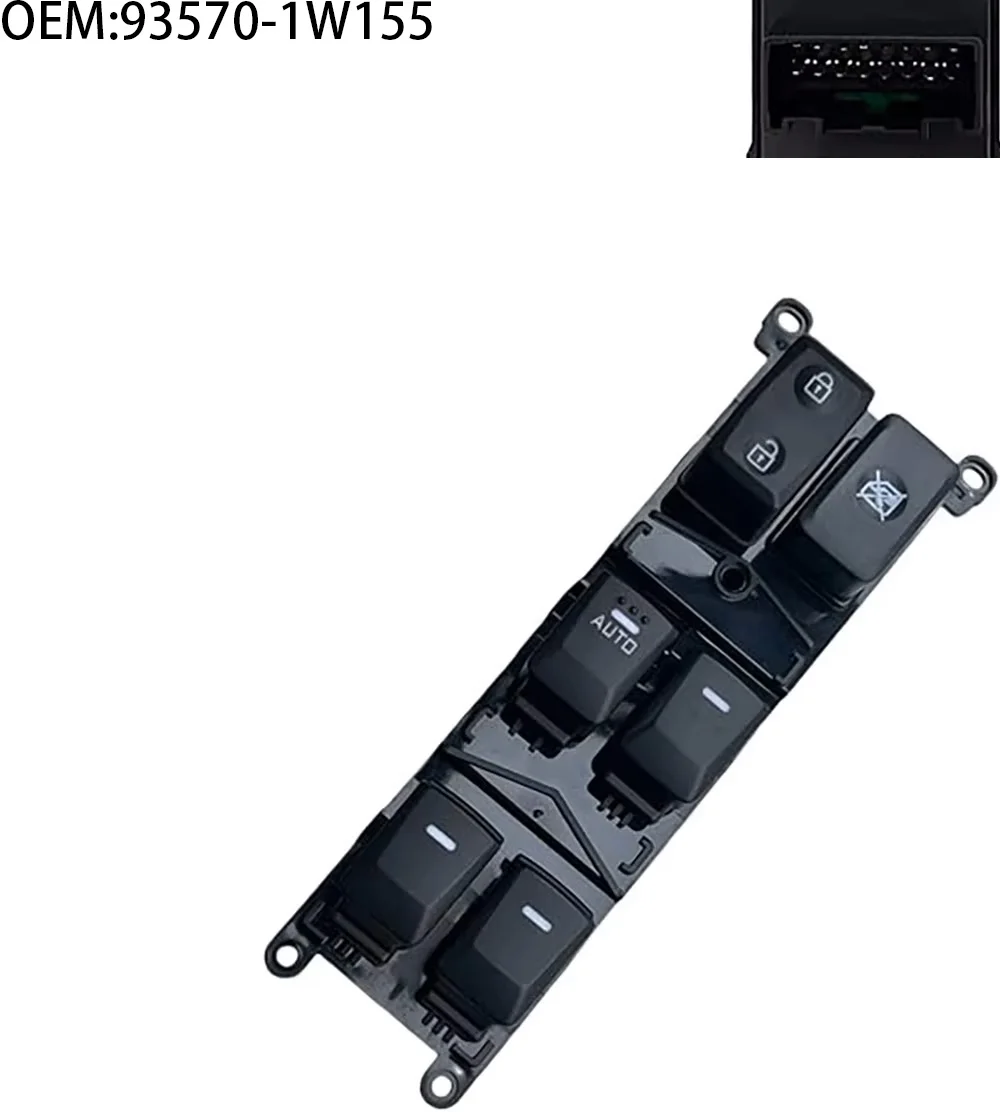 

Cars accessories 93570-1W155 for kia rio Front Left Electric Master Control Power Lifter Window Switch 2012 2013 2014 2015