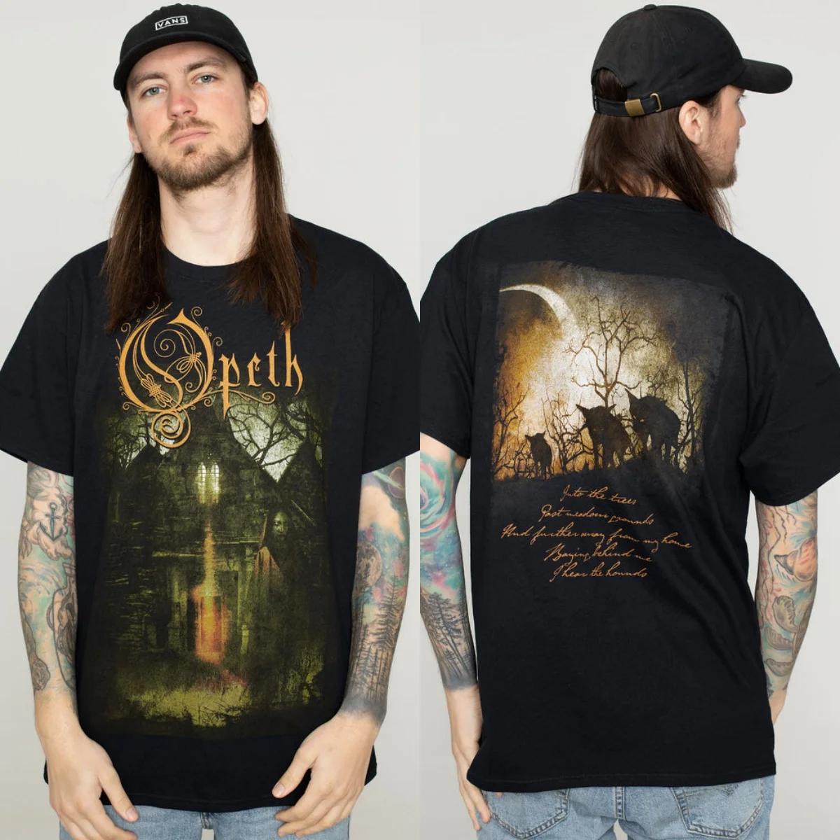 Pop Summer Opeth Graphic Cotton T-shirt Unisex Summer Short Sleeve Fashion Brand Tee Luxury Casual Vintage Tees