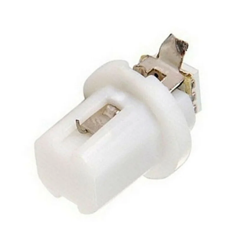 10pcs T5 B8.5D Car Gauge LED Dashboard Instrument Panel Light Bulb White 12V *Universal Design For A Variety Of Cars