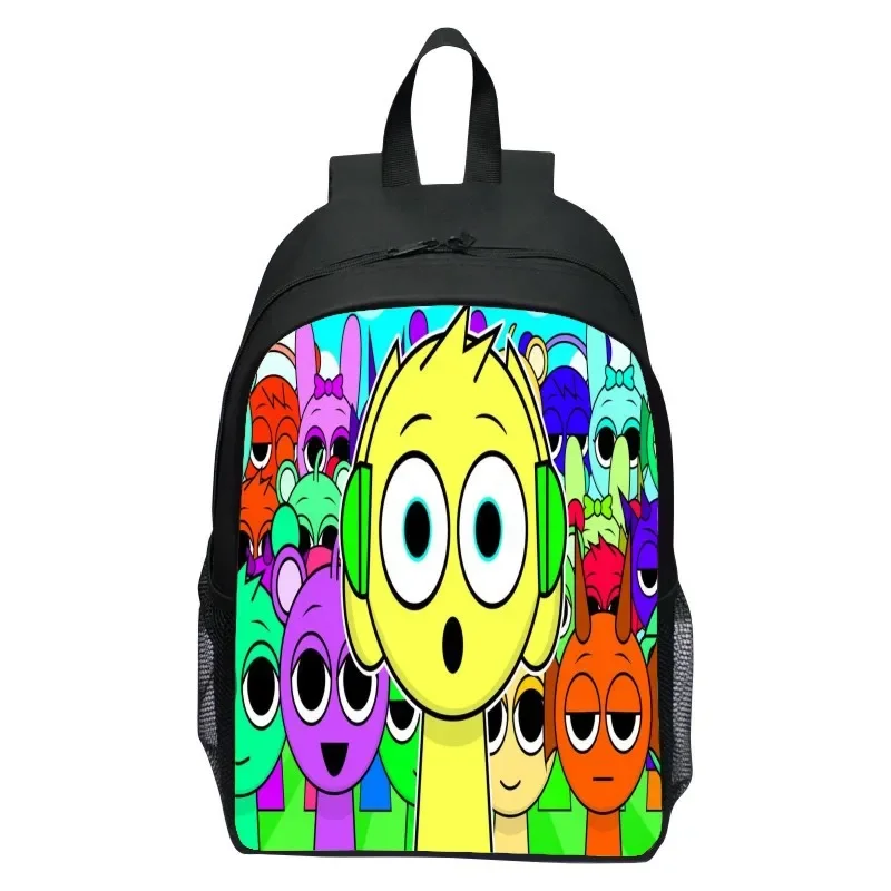 Student Back to School Bag Sprunki Classic Rucksack Durable Travel Knapsack Lightweight Bookbag for Kids