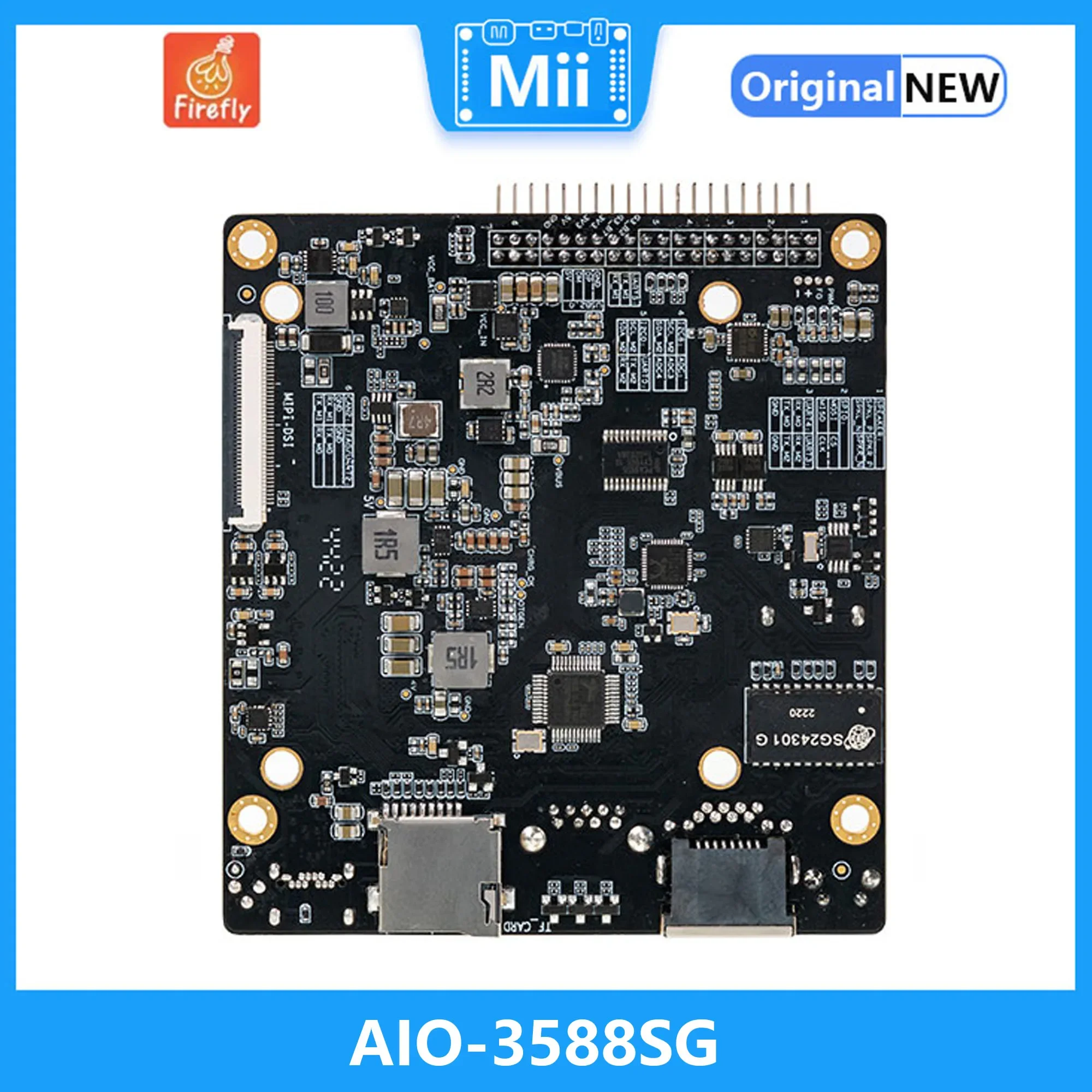 AIO-3588SG Octa-Core 8K AI Mainboard features frequency of up to 2.4GHz, 6 TOPS computing power NPU