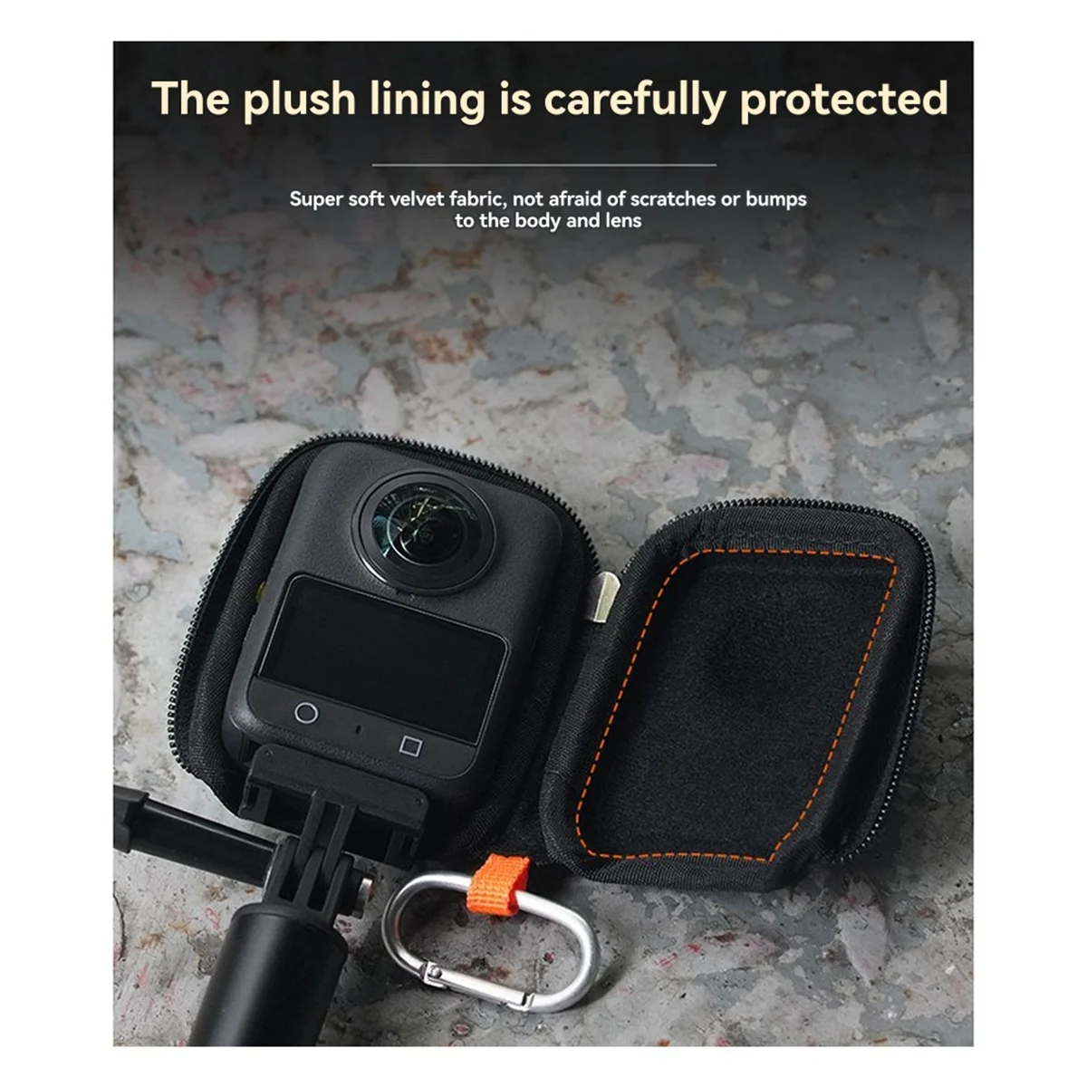 Waterproof Protective Storage Bag for 360 Portable Mini Carrying Case Sport Camera Box & Compact