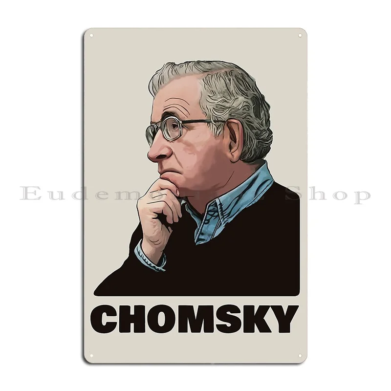 Noam Chomsky Metal Plaque Poster Create Garage Club Bar Club Party Tin Sign Poster