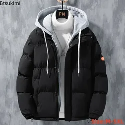 Veste Parka à Capuche pour Homme, Manteau Chaud, Décontracté, avec Poches Imperméables, Nouvelle Collection Automne Hiver 2024