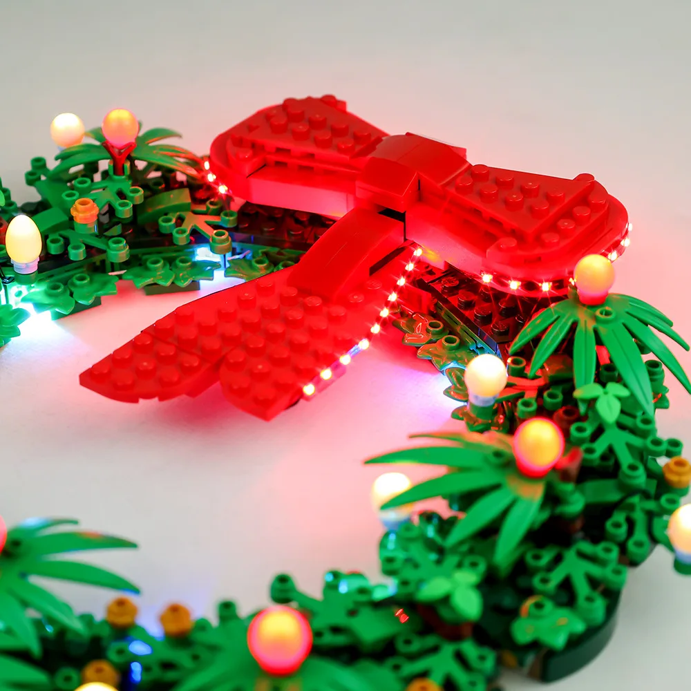 Kit de luz LED para presentes de Natal Grinalda 2 em 1 40426 Conjunto de blocos de construção (NÃO inclui o modelo)