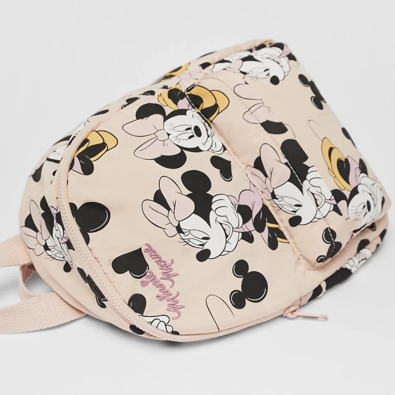 Minnie Mouse Pattern Backpack For Girl 2023 Fashion New Style Children Bags Toddler Kindergarten School Bag Cartoon Back Pack