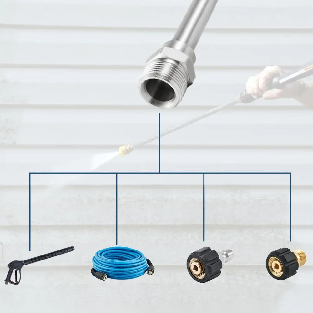 Pressure Washer Extension Rod Pressure Washer Extension Wand Corrosion Resistant Power Washer Rod Easy Installation Quick