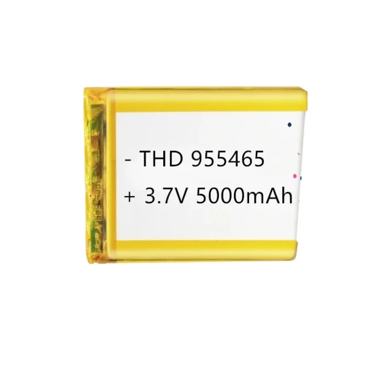 5PCS 3.7V 5000mAH For Tablet Power Bank Hand Warmers Accessories 955465 Rechargeable Lithium Polymer Battery