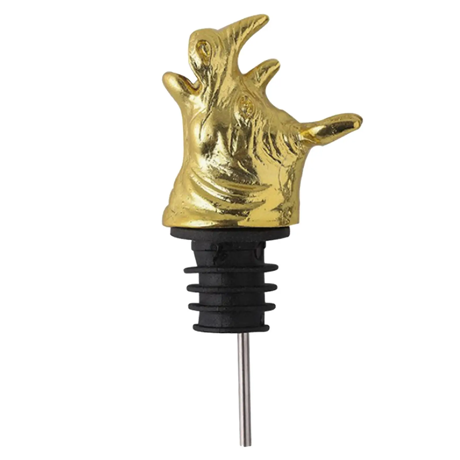 Durable Zinc Alloy Wine Pourer Decanting Diffuser Retro Style Gift for Pub Bottle Corkscrew Tools