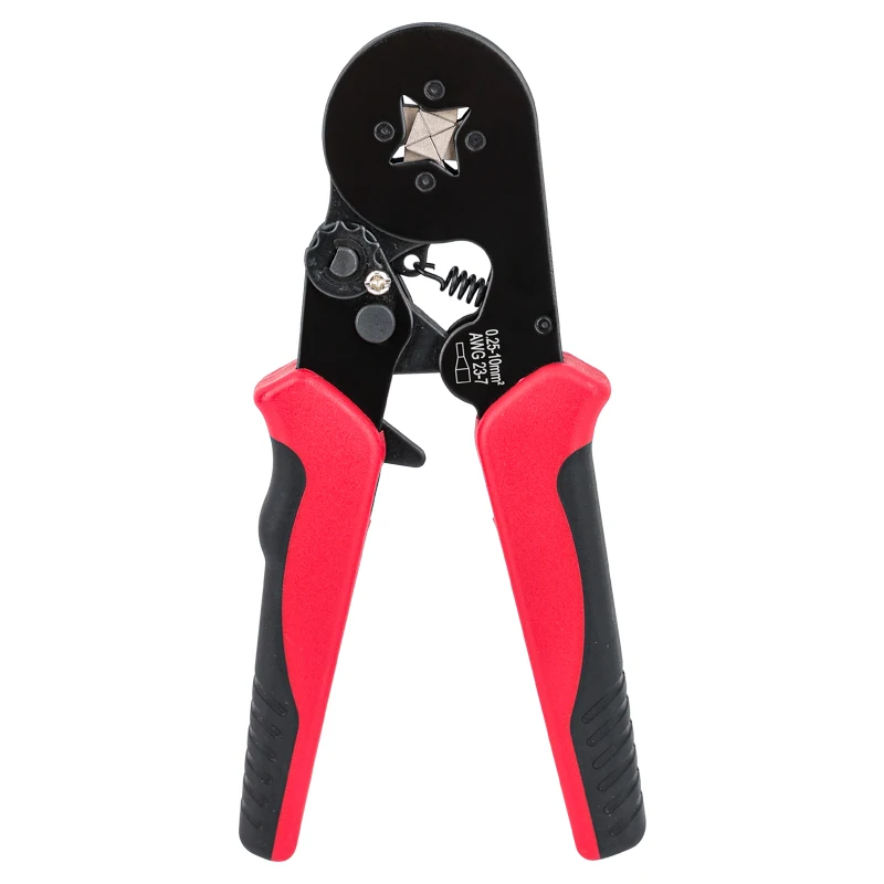 Kit di strumenti per crimpare ghiera 1200PCS Connettori per cavi AWG23-7 Terminali per cavi con estremità tubolare in rame Kit crimpatrice a cricchetto a dente di sega