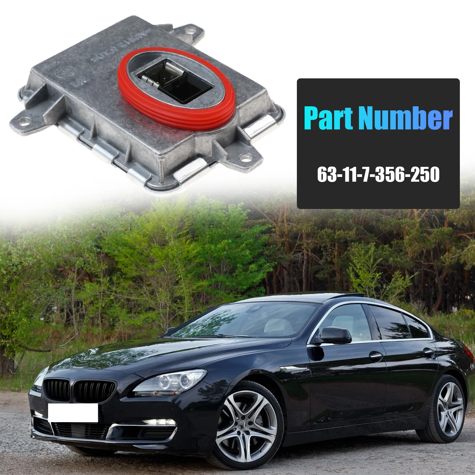 EPAP Xenon Ballast HID Module For BMW 7 Series 356 250 - Control Bulb Computer Part Number: 63-11-7-356-250