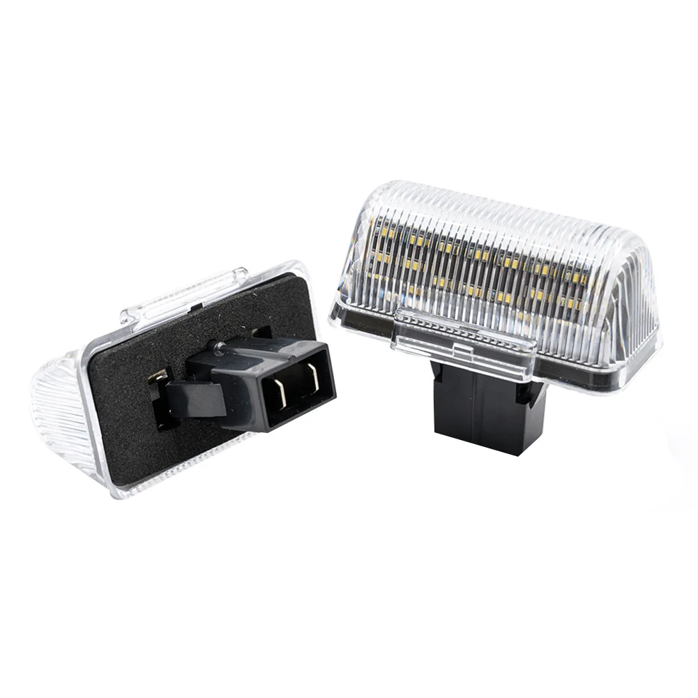 AB56-2Pc For Ford Transit MK6 MK7 1985-2013 For Ford Transit Connect 2002-2013 4388111 LED License Number Plate Light