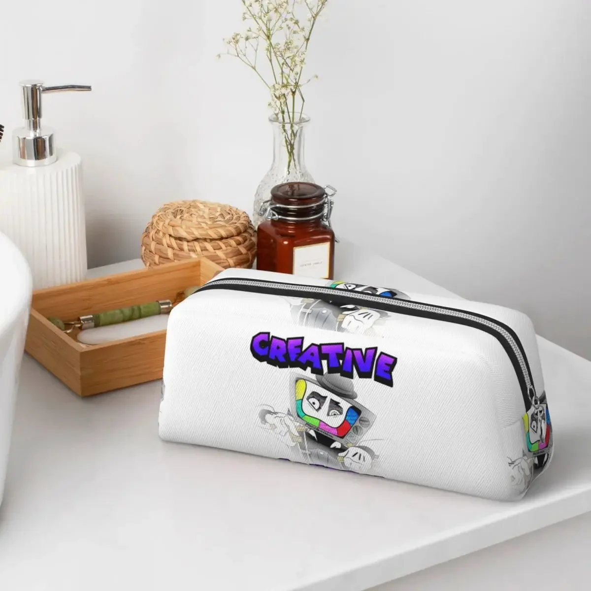 Creative Control (Mr. Puzzles) (Transparent Version) Pencil Case for Kids School Big Capacity Pen Box Pencil Bag Pen Holder