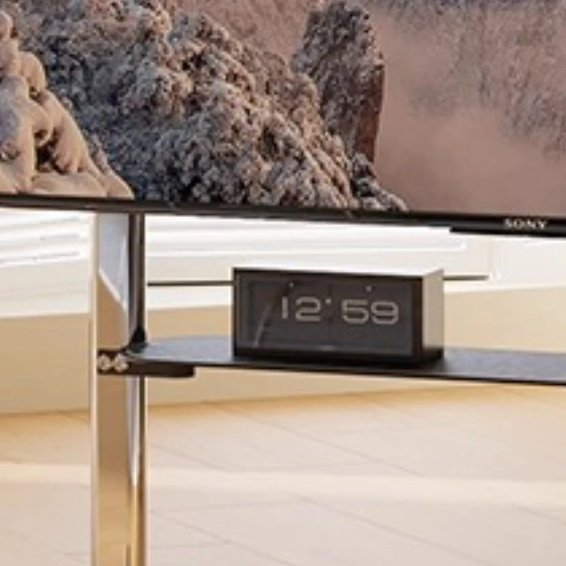 أثاث منزلي حامل تلفاز عجلات الإقامة المنزلية وغرفة النوم وغرفة الاجتماعات حامل تلفاز أثاث معدني إسكندنافي Prateleira Para MHDSJ