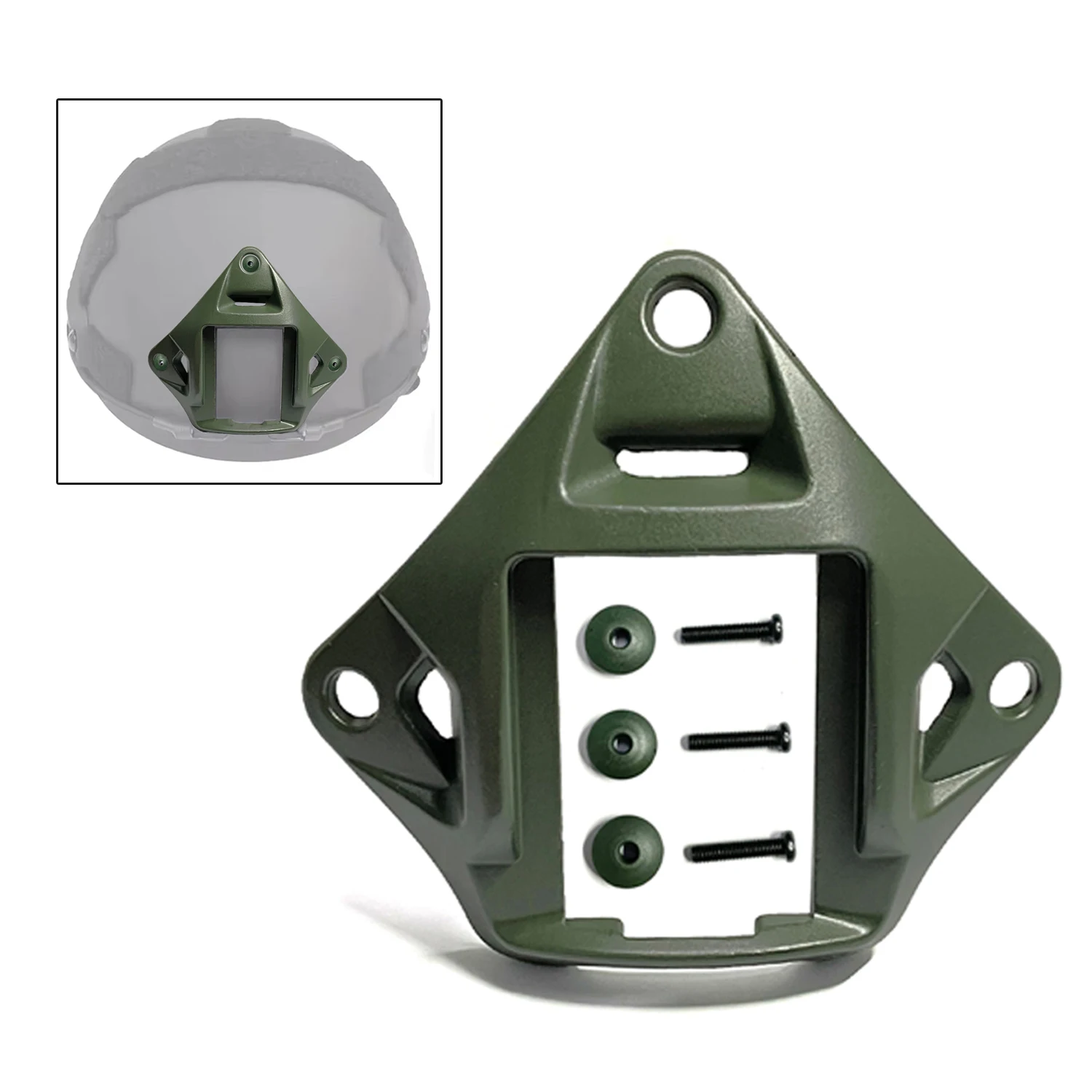 

For ACH/PASGT/MICH Helmets Base Three-Hole Tactical Helmet Night Vision Mount Aluminum Alloy VAS Shroud FAST Helmet Accessories