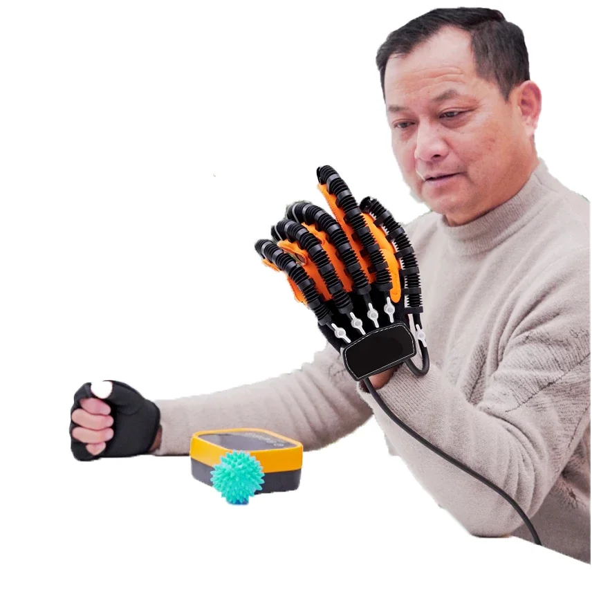 Portable Robot Gloves Mirrored Finger Gloves Hand Function Recovery Training Hand Rehabilitation Robot Glove