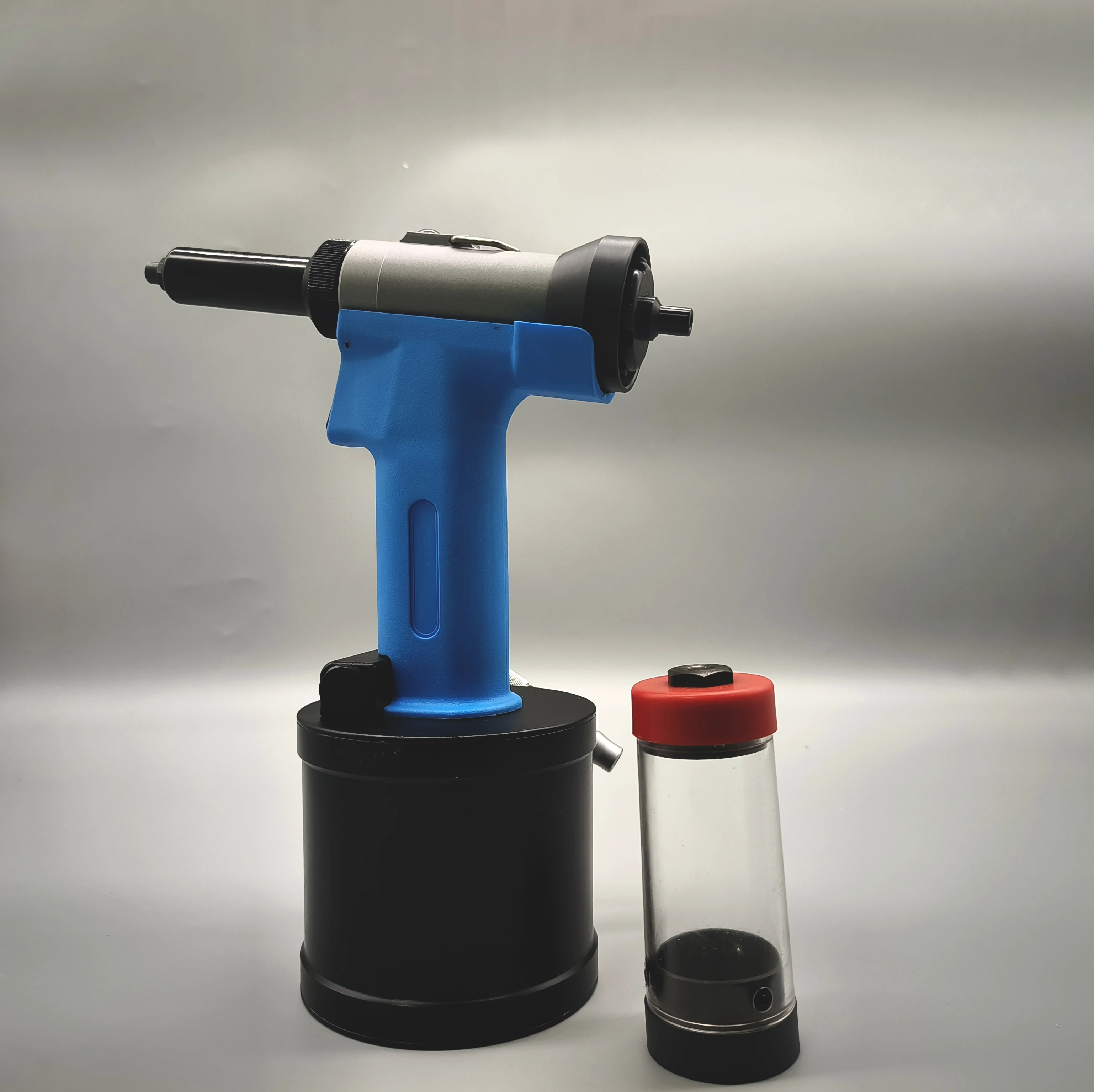 Kit rivettatrice pneumatica manuale automatica di facile utilizzo Pistola per rivetti idraulici per strumento efficiente per l'inserimento del piercing