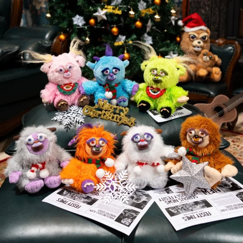 

Feisty Pets, меняющая лицо, плюшевая серия Alien Monster, слепая коробка, оригинальная мягкая игрушка, сжимаемая кукла для снятия стресса, кулон, подарок, декор