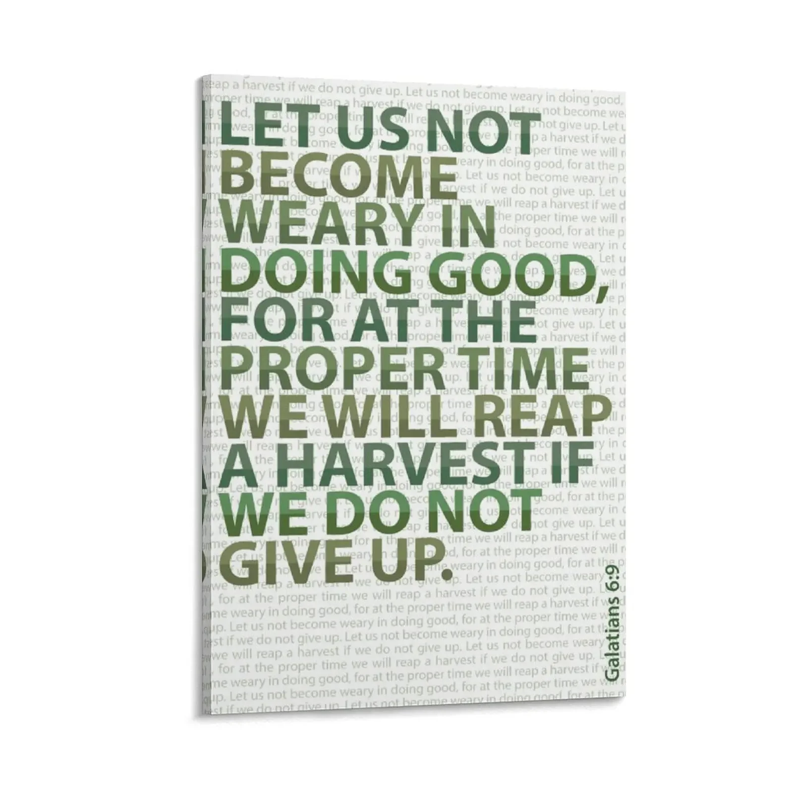 

Gal. 6:9 (V3) Canvas Painting japanese room decor photos for living room paintings wall decor