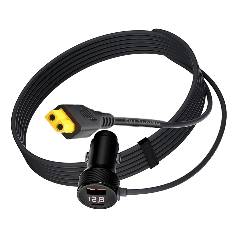 

2m/3m Starlink-Mini DC Power Cord With For XT60 Interface For Direct Connection To A Cigarettes Lighters 12V/24V Adapter.