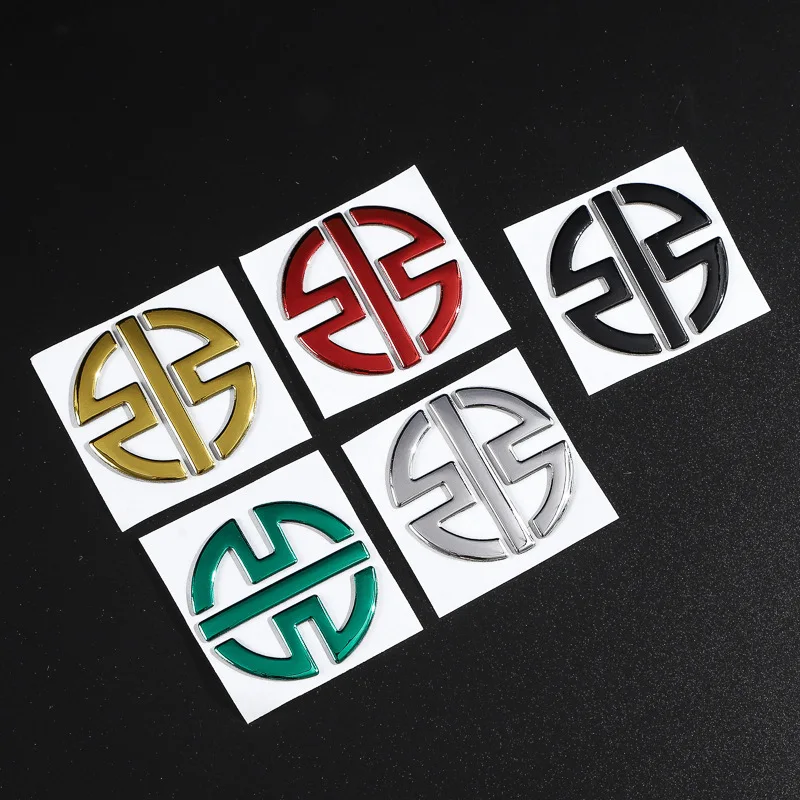 

2pcs 3D Motorcycle Logo Stickers Emblem Badge Decals Tank Wheel For Kawasaki Ninja H2 H2R Zx6R Zx12R 400 650 1000 Zx9R Zx10R