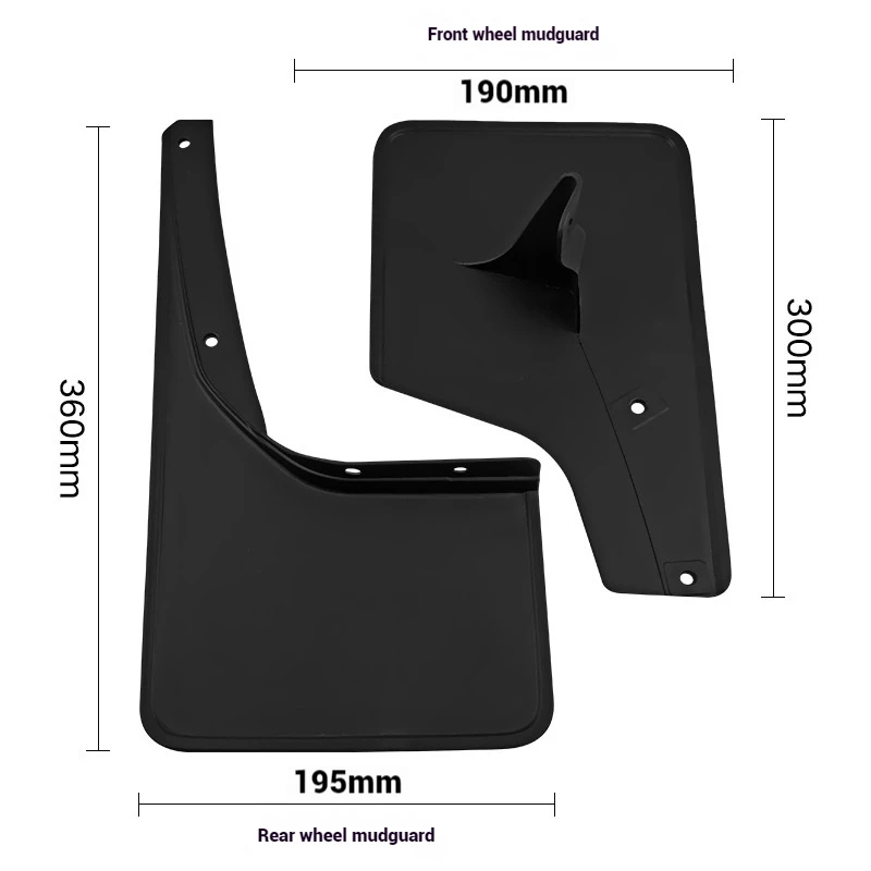 For Suzuki Jiminy 2019-2021 Car Tire Fender Splash Guard Front and Rear Wheel Fender Auto Parts