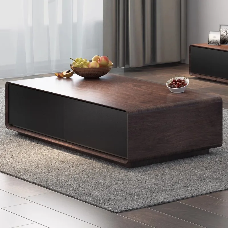 

Rustic Drawer Coffee Table Designer Extendable Minimalist Modern Coffee Table Luxury Unique Mesa De Centro Furniture For Home