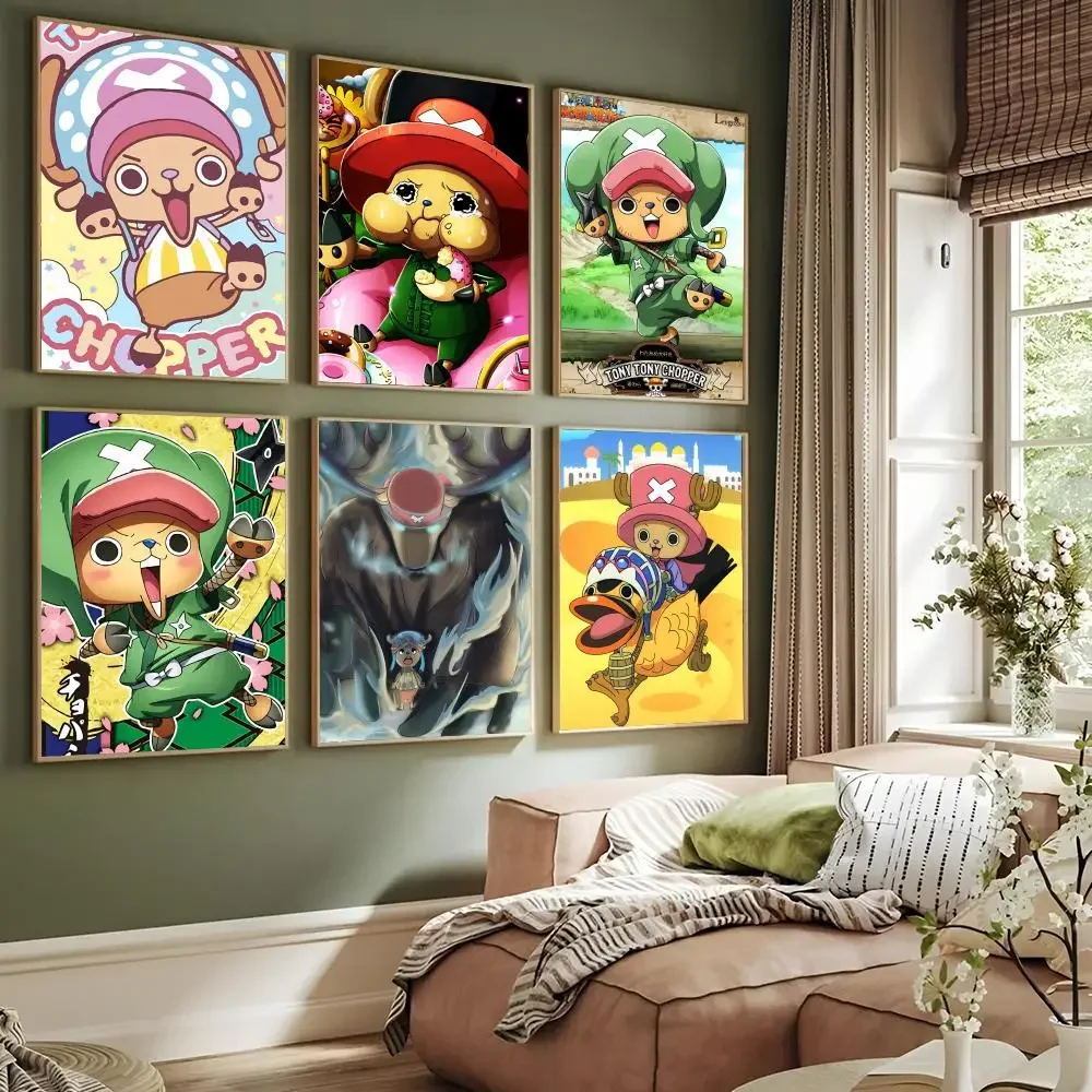 Anime O-one P-piece Poster Paper Print Home Living Room Bedroom Entrance Bar Restaurant Cafe Art Painting Decoration