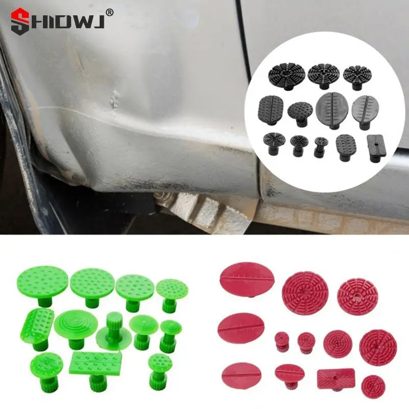 12Pcs Practical Pulling Tab Pads Portable Dent Repair Tools Durable Auto Dent Repair Puller Suction Cups Wide Application