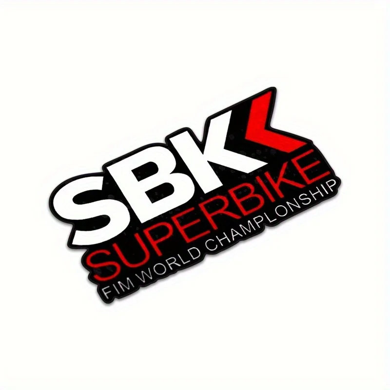 

1PC SBK Superbike Championship Sticker, Bold Logo Decal for Motorcyclists, Ideal for Showcasing Racing Passion