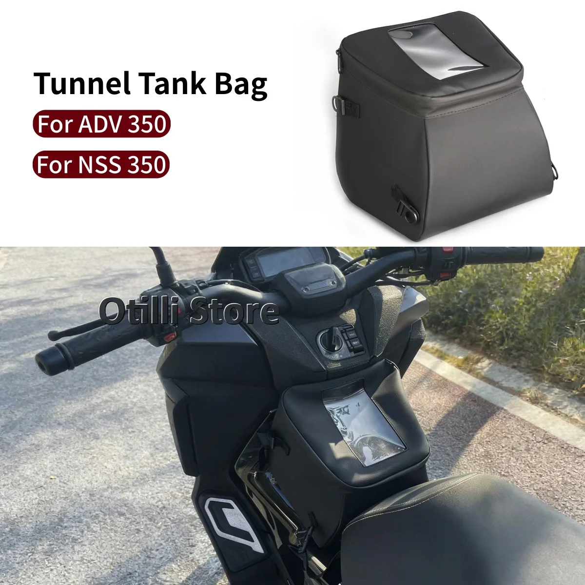 

Scooter Tunnel Bag Motorcycle Fuel Tank Bags Waterproof Tool Package Pedal Saddlebag For HONDA ADV 350 ADV350 NSS 350 NSS350