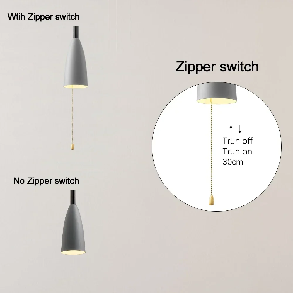 1Nordic Minimalist Pendant Lights Loft-Lamp Wood Iron Lampshade bedroom Restaurant Bar Decoration Indoor Hanging-Lights Fixtures