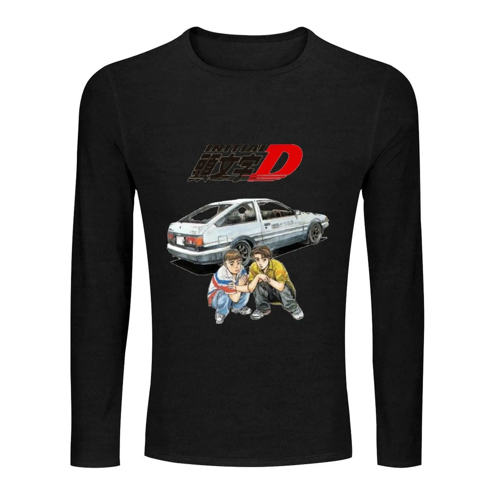 Initial D Takumi and Itsuki Long T-Shirt aesthetic clothes sublime t shirt man clothes men t shirts