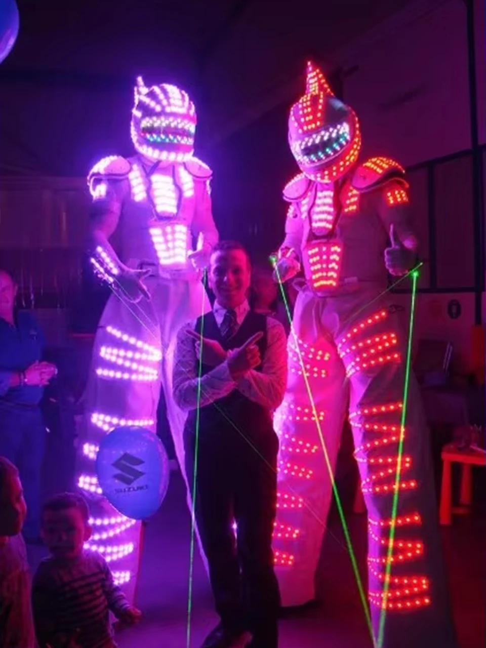 

LED Stilt Walker Suit LED Light Suit Halloween Costume Christmas Celebration Party Event Future Show Circus Dance LED Costume