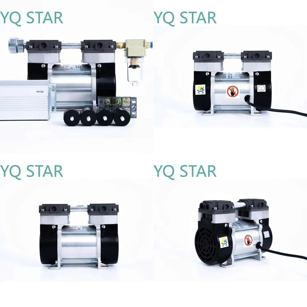 Oil Free DC Air Compressor for 12V 24V 48V Vehicles Heavy Duty Portable Tire Inflator High Flow 55 L Min 1800 RPM Maintenance