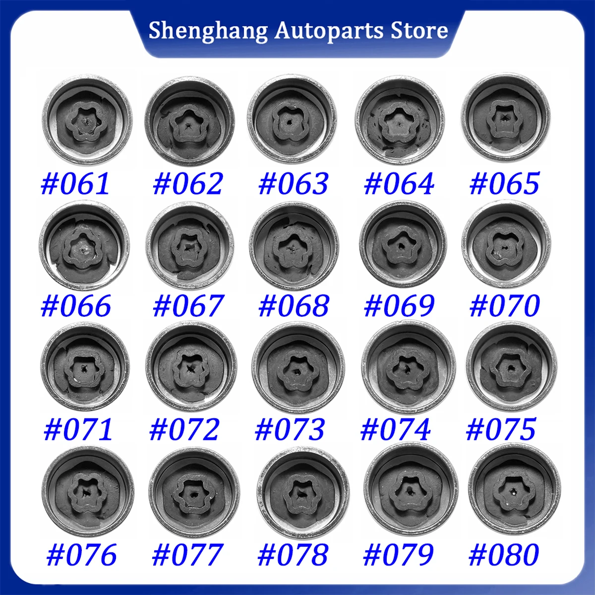 1Pcs #061-#070 For BMW MINI Car Tire Anti-Theft Screw Removal Tool Socket Wrench Disassembly Tool Key Sleeve Repair Kit