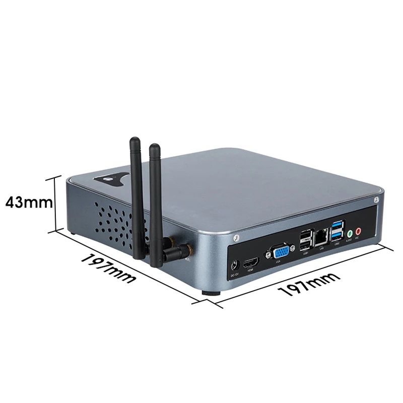 Szmz Mini Pc Core I3 I5 I7 Processor J1900 Ddr3 4G/8G/16G Ram 256Gb Ssd Windows 10/11 Linux Gaming Desktop Computer Pc Gamer