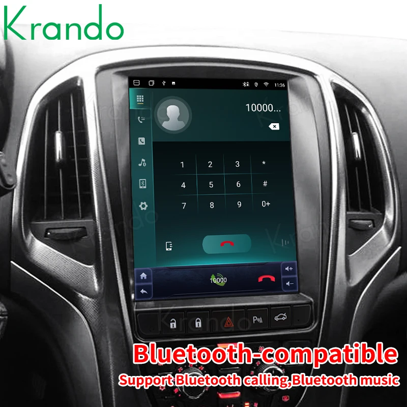 Krando 9.7 ''Telsa شاشة راديو السيارة DVD لأوبل أسترا J 2009-2015 بويك اكسل GT XT 2009-2015 واي فاي الملاحة نظام تحديد المواقع ستيريو