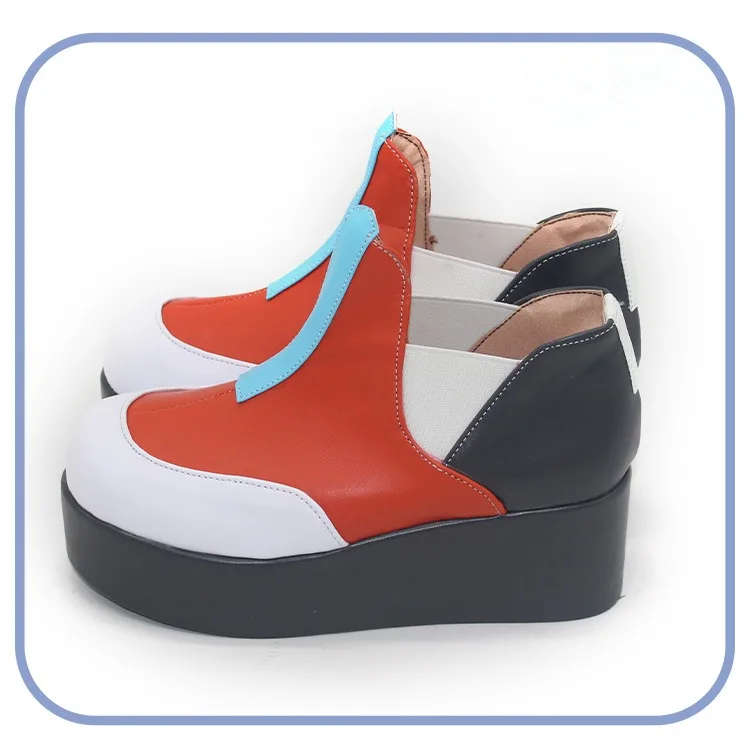 ضبابي تأثيري أحذية بو أحذية من الجلد أنيمي اكسسوارات تأثيري الدعائم هالوين كرنفال الأحذية مخصص