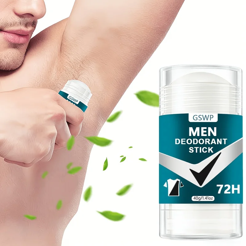 Desodorante corporal completo GSWP, barra sólida suave con diseño de giro inferior, desliza fácilmente sobre la piel, elimina eficazmente el olor. 40g/80g