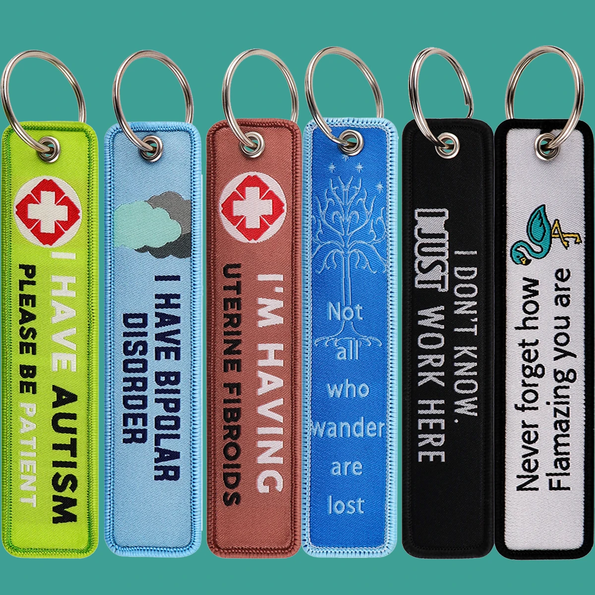 Car Accessories Quotation - Autism Quotations Car Keychain Women Keyring
