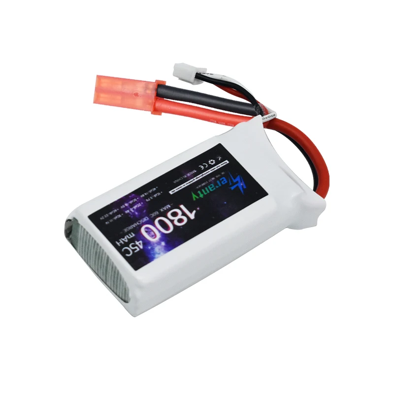 7.4v 1800mAh LiPo Battery For RC Drone Quadcopter Helicopter Car Boat Spare Parts With T JST XT30 XT60 Plug 45C 7.4V 2S Battery