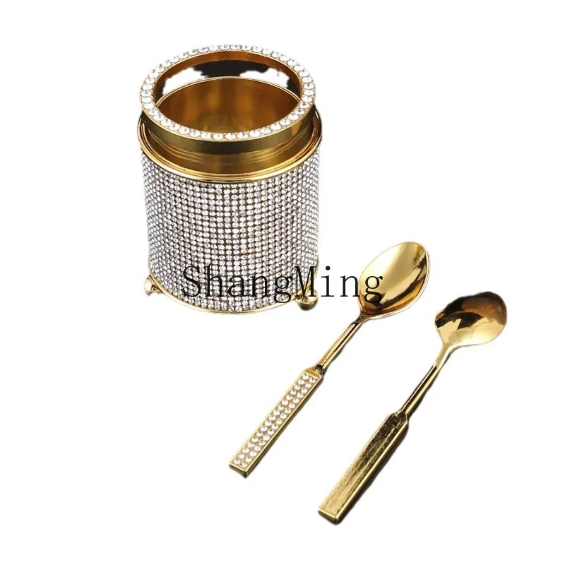 

PYH coffee spoon storage box set western restaurant fork spoon chopstick cage dessert refreshment spoon tableware cartridge