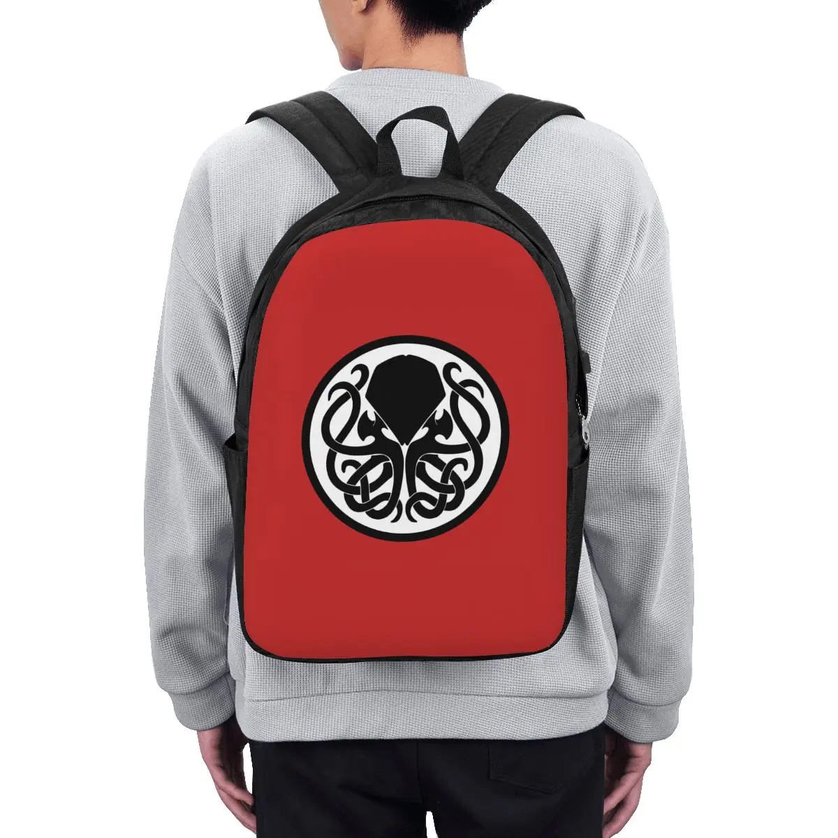 Cthulhu Monster Fantasy Ar Backpack Travel Notebook Bag Computer College Student School Bag Laptop Shoulder Bags for Men Women