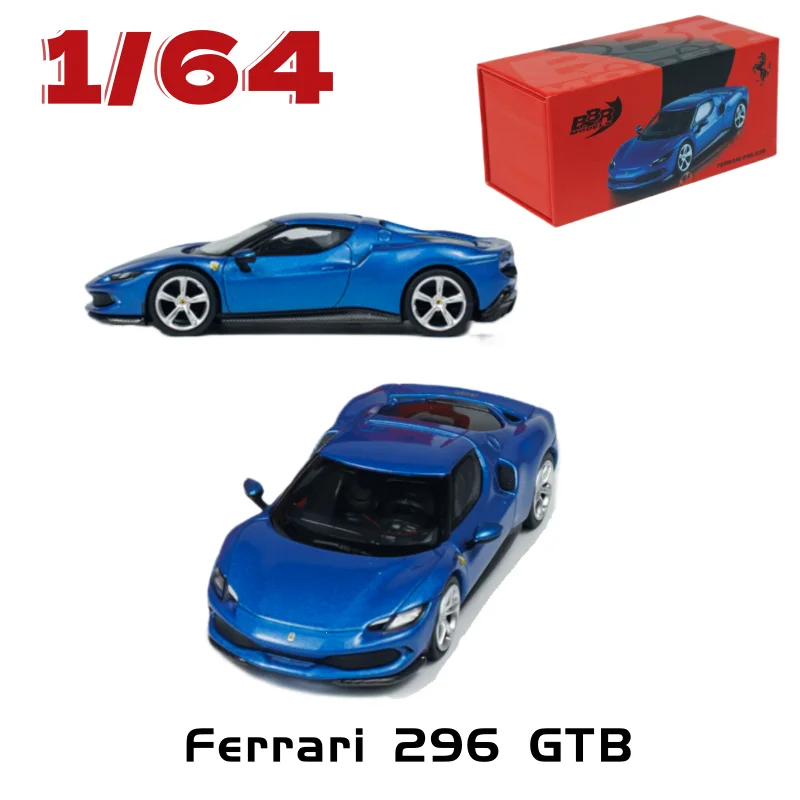 

BBR Diecast 1/64 Scale Ferrari Alloy Car Model Ferrari 296 GTB Supercar Collection Play Vehicles Toys for Boys Original Box