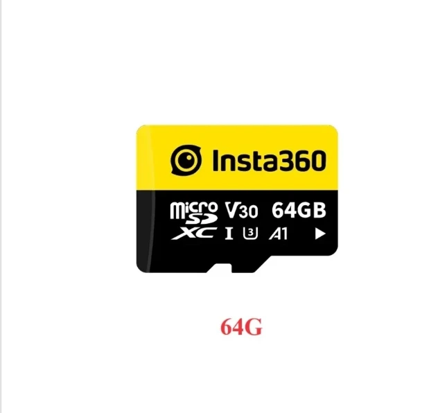 Insta360 Sd Geheugenkaart Voor Insta 360 X3 Ace Pro One X2 One Rs/R X 3 64Gb 128Gb V30 A1 High Speed Originele Accessoires