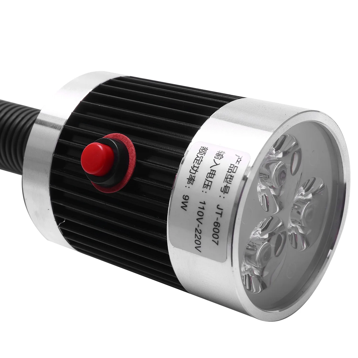 

A53Q-220V 9W Led Machine Work Lamp 50Cm Gooseneck Industrial Cnc Machine Lathe Tool Light Milling Machine Work Light Eu Plug